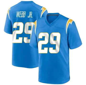 Nike Mark Webb Jr. Youth Game Los Angeles Chargers Blue Powder Alternate Jersey