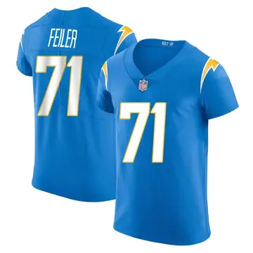 Nike Matt Feiler Men's Elite Los Angeles Chargers Blue Alternate Vapor Untouchable Jersey
