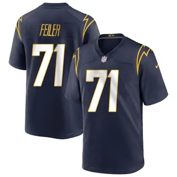 Nike Matt Feiler Men's Game Los Angeles Chargers Navy Team Color Jersey