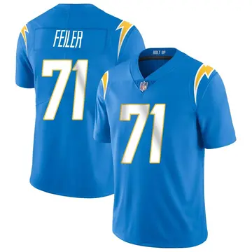 Nike Matt Feiler Men's Limited Los Angeles Chargers Blue Powder Vapor Untouchable Alternate Jersey
