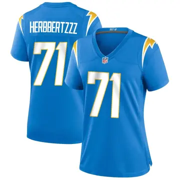 Nike Matt Feiler Women's Game Los Angeles Chargers Blue Powder Alternate Jersey