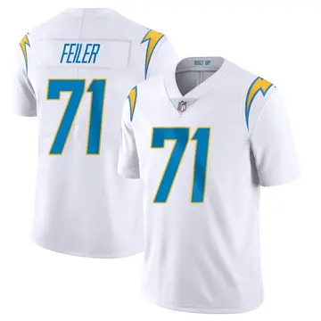 Nike Matt Feiler Youth Limited Los Angeles Chargers White Vapor Untouchable Jersey