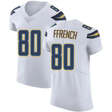 Nike Maurice Ffrench Men's Elite Los Angeles Chargers White Vapor Untouchable Jersey