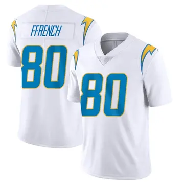 Nike Maurice Ffrench Men's Limited Los Angeles Chargers White Vapor Untouchable Jersey