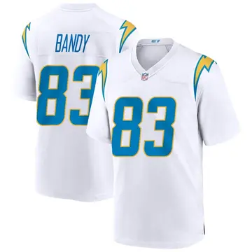 Nike Michael Bandy Men's Game Los Angeles Chargers White Jersey