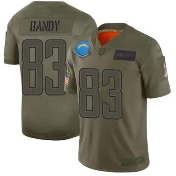 Nike Michael Bandy Men's Limited Los Angeles Chargers Camo 2019 Salute to Service Jersey