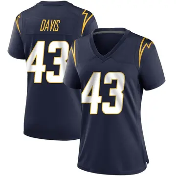 Nike Michael Davis Women's Game Los Angeles Chargers Navy Team Color Jersey