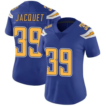 Nike Michael Jacquet Women's Limited Los Angeles Chargers Royal Color Rush Vapor Untouchable Jersey