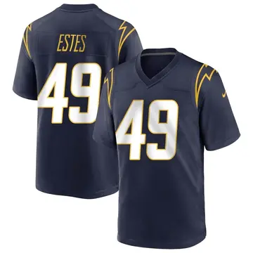 Nike Mike Estes Men's Game Los Angeles Chargers Navy Team Color Jersey
