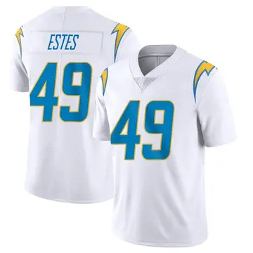Nike Mike Estes Men's Limited Los Angeles Chargers White Vapor Untouchable Jersey
