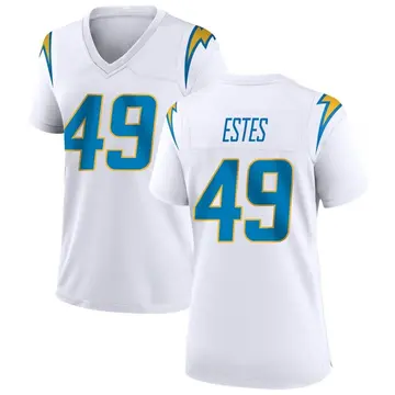 Nike Mike Estes Women's Game Los Angeles Chargers White Jersey