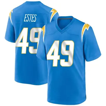 Nike Mike Estes Youth Game Los Angeles Chargers Blue Powder Alternate Jersey