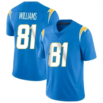 Nike Mike Williams Men's Limited Los Angeles Chargers Blue Powder Vapor Untouchable Alternate Jersey