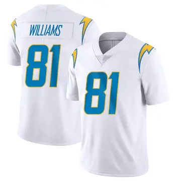 Nike Mike Williams Men's Limited Los Angeles Chargers White Vapor Untouchable Jersey