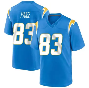 Nike Mitchell Paige Men's Game Los Angeles Chargers Blue Powder Alternate Jersey
