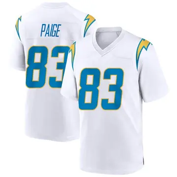 Nike Mitchell Paige Men's Game Los Angeles Chargers White Jersey