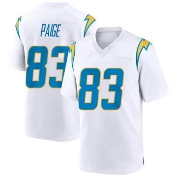 Nike Mitchell Paige Youth Game Los Angeles Chargers White Jersey