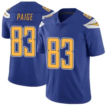 Nike Mitchell Paige Youth Limited Los Angeles Chargers Royal Color Rush Vapor Untouchable Jersey