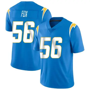 Nike Morgan Fox Youth Limited Los Angeles Chargers Blue Powder Vapor Untouchable Alternate Jersey