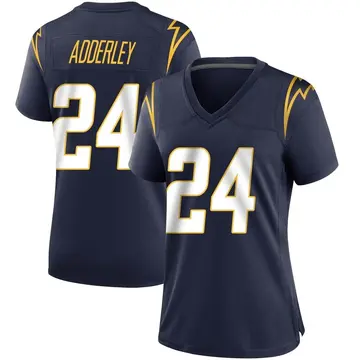Nike Nasir Adderley Women's Game Los Angeles Chargers Navy Team Color Jersey