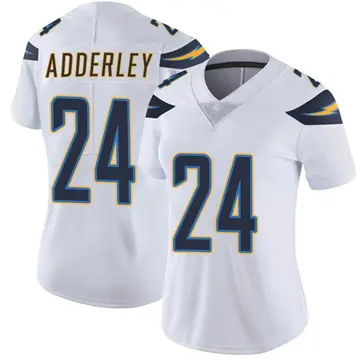 Nike Nasir Adderley Women's Limited Los Angeles Chargers White Vapor Untouchable Jersey