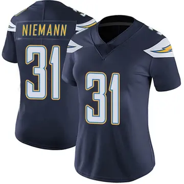 Nike Nick Niemann Women's Limited Los Angeles Chargers Navy Team Color Vapor Untouchable Jersey