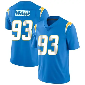Nike Otito Ogbonnia Men's Limited Los Angeles Chargers Blue Powder Vapor Untouchable Alternate Jersey