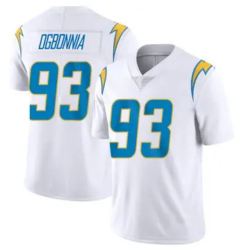 Nike Otito Ogbonnia Men's Limited Los Angeles Chargers White Vapor Untouchable Jersey