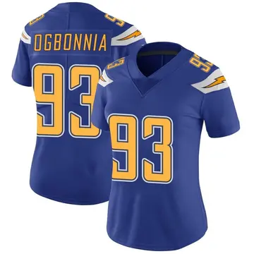 Nike Otito Ogbonnia Women's Limited Los Angeles Chargers Royal Color Rush Vapor Untouchable Jersey