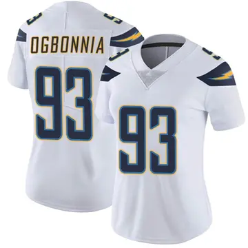 Nike Otito Ogbonnia Women's Limited Los Angeles Chargers White Vapor Untouchable Jersey