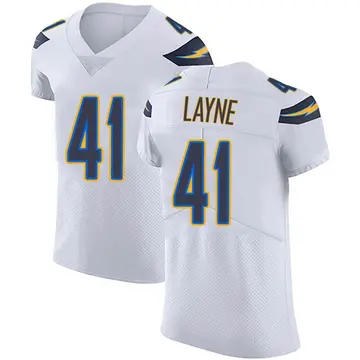 Nike Raheem Layne Men's Elite Los Angeles Chargers White Vapor Untouchable Jersey