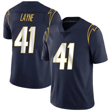 Nike Raheem Layne Men's Limited Los Angeles Chargers Navy Team Color Vapor Untouchable Jersey