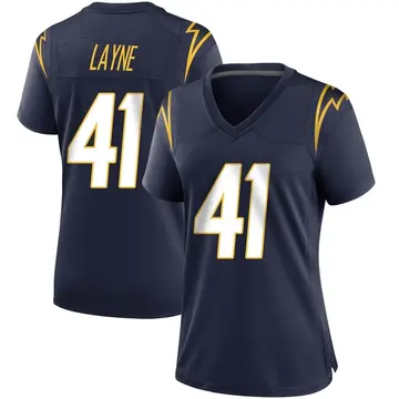 Nike Raheem Layne Women's Game Los Angeles Chargers Navy Team Color Jersey
