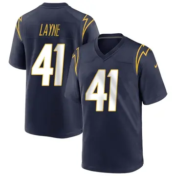 Nike Raheem Layne Youth Game Los Angeles Chargers Navy Team Color Jersey