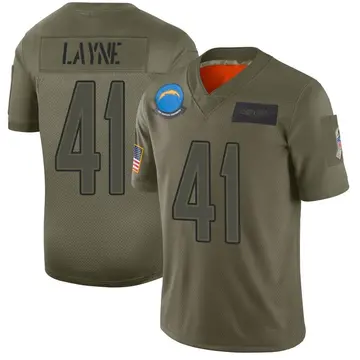 Nike Raheem Layne Youth Limited Los Angeles Chargers Camo 2019 Salute to Service Jersey