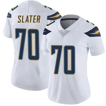 Nike Rashawn Slater Women's Limited Los Angeles Chargers White Vapor Untouchable Jersey