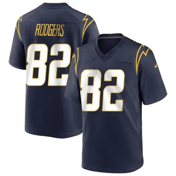 Nike Richard Rodgers Men's Game Los Angeles Chargers Navy Team Color Jersey