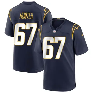 Nike Ryan Hunter Men's Game Los Angeles Chargers Navy Team Color Jersey