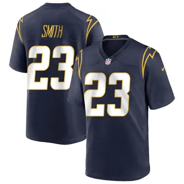 Nike Ryan Smith Men's Game Los Angeles Chargers Navy Team Color Jersey