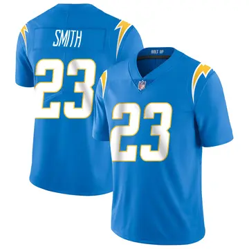 Nike Ryan Smith Men's Limited Los Angeles Chargers Blue Powder Vapor Untouchable Alternate Jersey