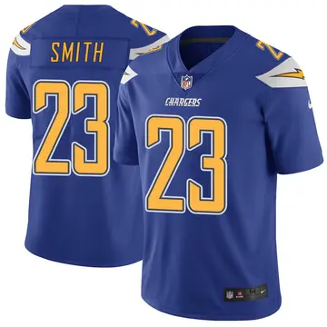 Nike Ryan Smith Youth Limited Los Angeles Chargers Royal Color Rush Vapor Untouchable Jersey