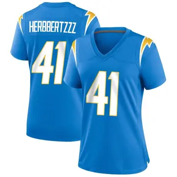 Nike Sage Surratt Women's Game Los Angeles Chargers Blue Powder Alternate Jersey