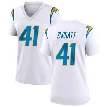 Nike Sage Surratt Women's Game Los Angeles Chargers White Jersey