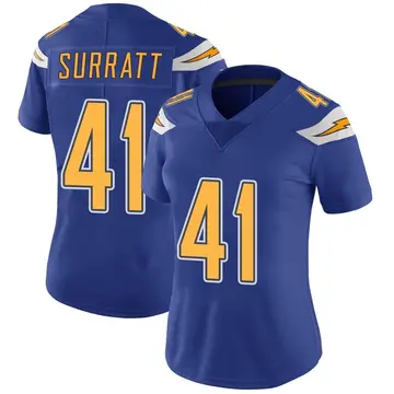 Nike Sage Surratt Women's Limited Los Angeles Chargers Royal Color Rush Vapor Untouchable Jersey