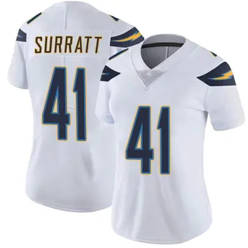 Nike Sage Surratt Women's Limited Los Angeles Chargers White Vapor Untouchable Jersey