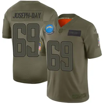 Nike Sebastian Joseph-Day Youth Limited Los Angeles Chargers Camo 2019 Salute to Service Jersey