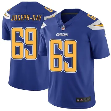 Nike Sebastian Joseph-Day Youth Limited Los Angeles Chargers Royal Color Rush Vapor Untouchable Jersey