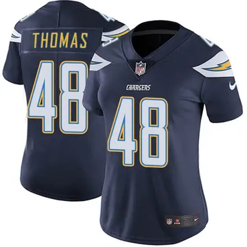 Nike Skyler Thomas Women's Limited Los Angeles Chargers Navy Team Color Vapor Untouchable Jersey