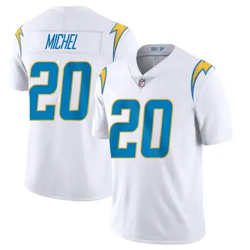 Nike Sony Michel Men's Limited Los Angeles Chargers White Vapor Untouchable Jersey