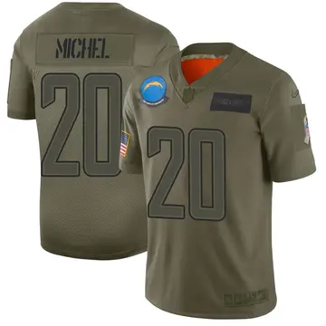 Nike Sony Michel Youth Limited Los Angeles Chargers Camo 2019 Salute to Service Jersey